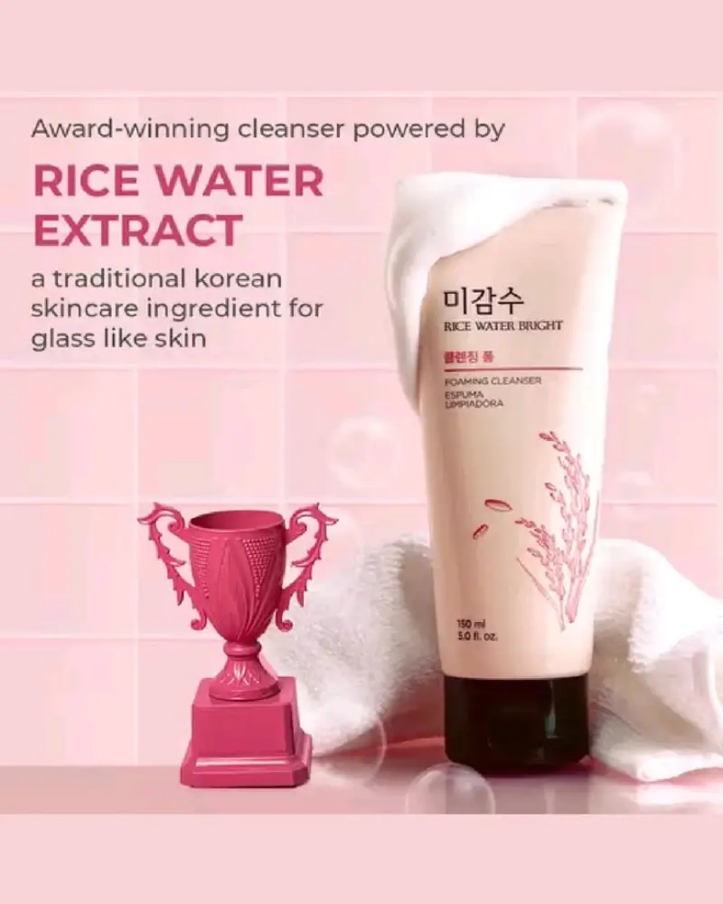 The Face Shop Rice Water Bright Foaming Cleanser